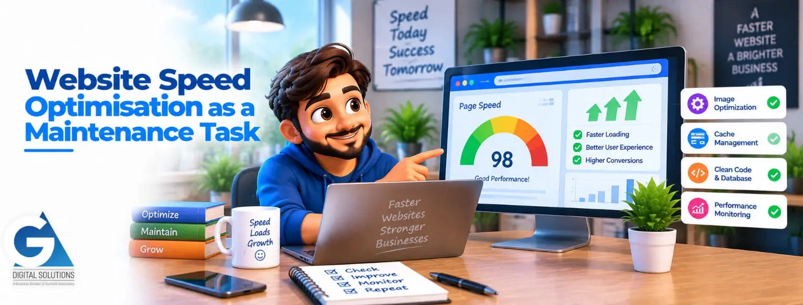 Website Speed Optimisation as a Maintenance Task